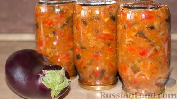 Салат из баклажанов по-татарски