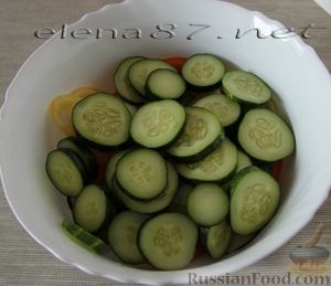 Салат из овощей в собственном соке на зиму