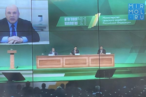 Абдулмуслим Абдулмуслимов принял участие в итоговой коллегии Министерства сельского хозяйства России